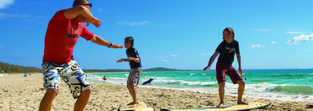 adolescents et jeunes étudiants en séjours linguistiques à Noosa en Australie