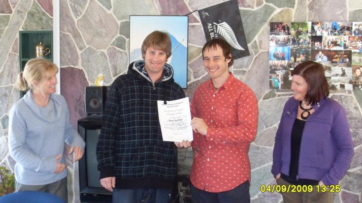 Certificat de fin de cours