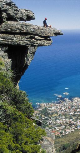 Belle vue du Cap depuis une des montagnes environnantes