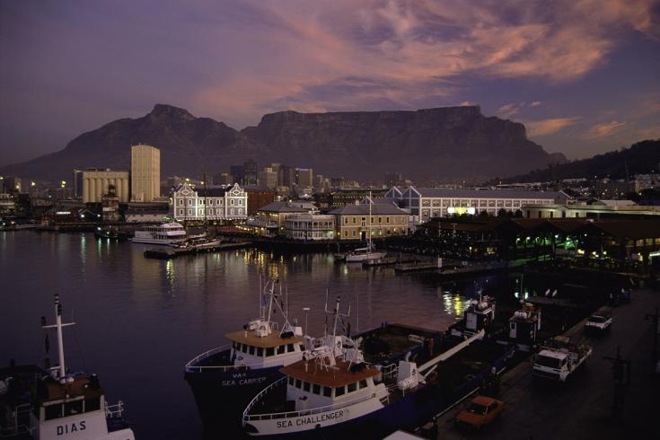 Le fameux "Waterfront" et la fameuse "Table Mountain"