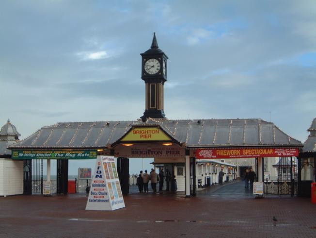 Accès à la superbe jetée, the Brighton Pier