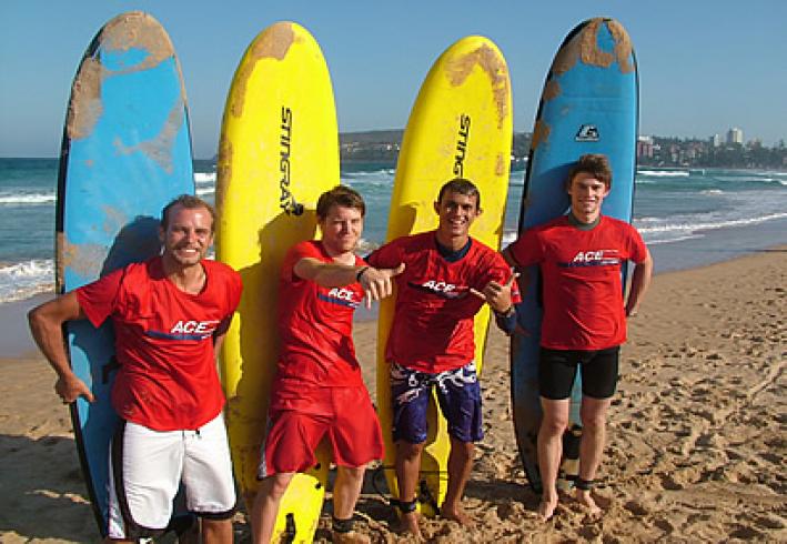 Surfer à Manly