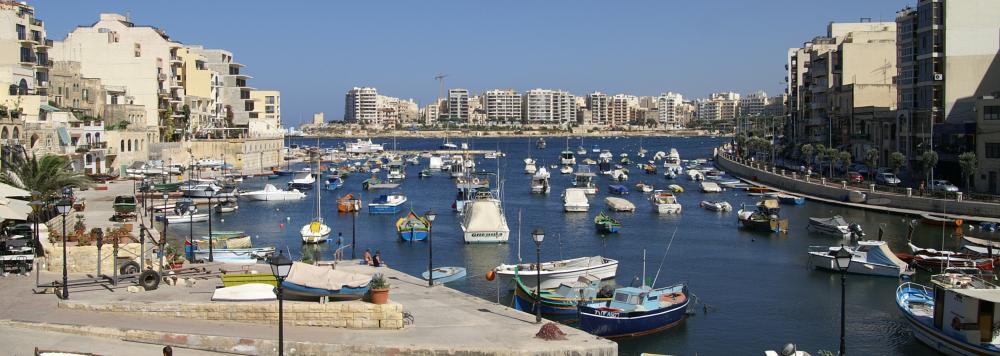 séjours linguistiques à Sliema à Malte en Méditerranée