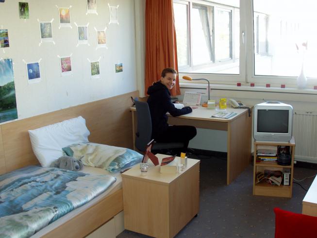 Chambre double au sein de la résidence des 16-19 ans