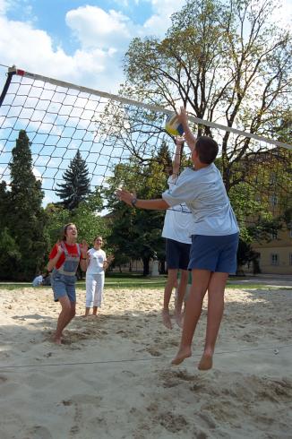 Match de beach volley