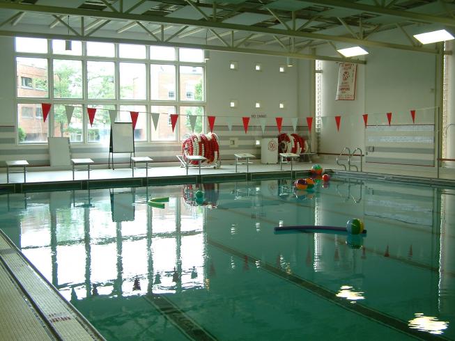 La piscine couverte