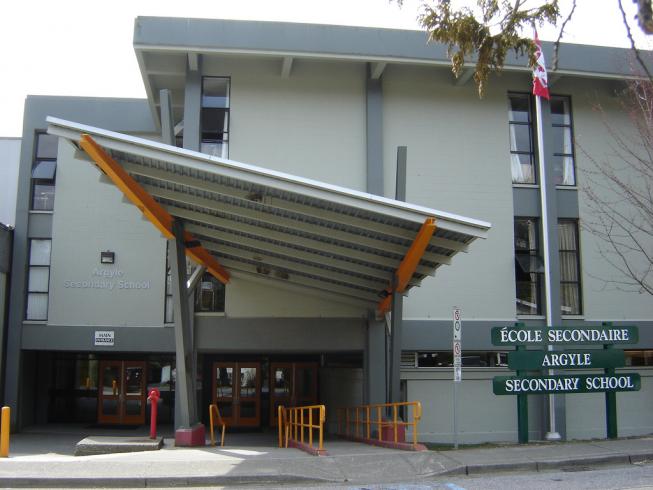 Le bâtiment de l'école