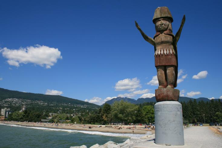 La plage de Vancouver