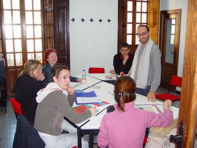 Etudiants en classe